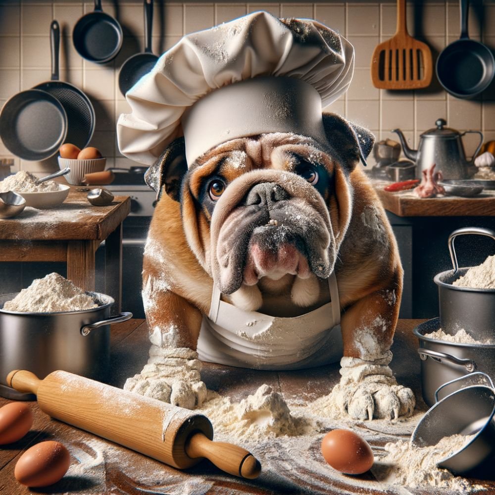 Winston the Bulldog: The Kitchen Calamity King