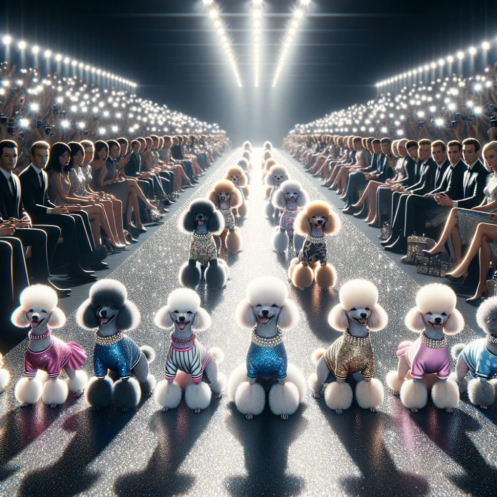 Pampered Poodles Parade in Paw-some Posh Fashion