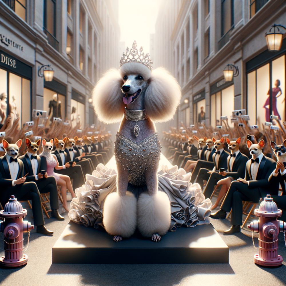 Paws and Prada: The Poodle Parade of Elegance
