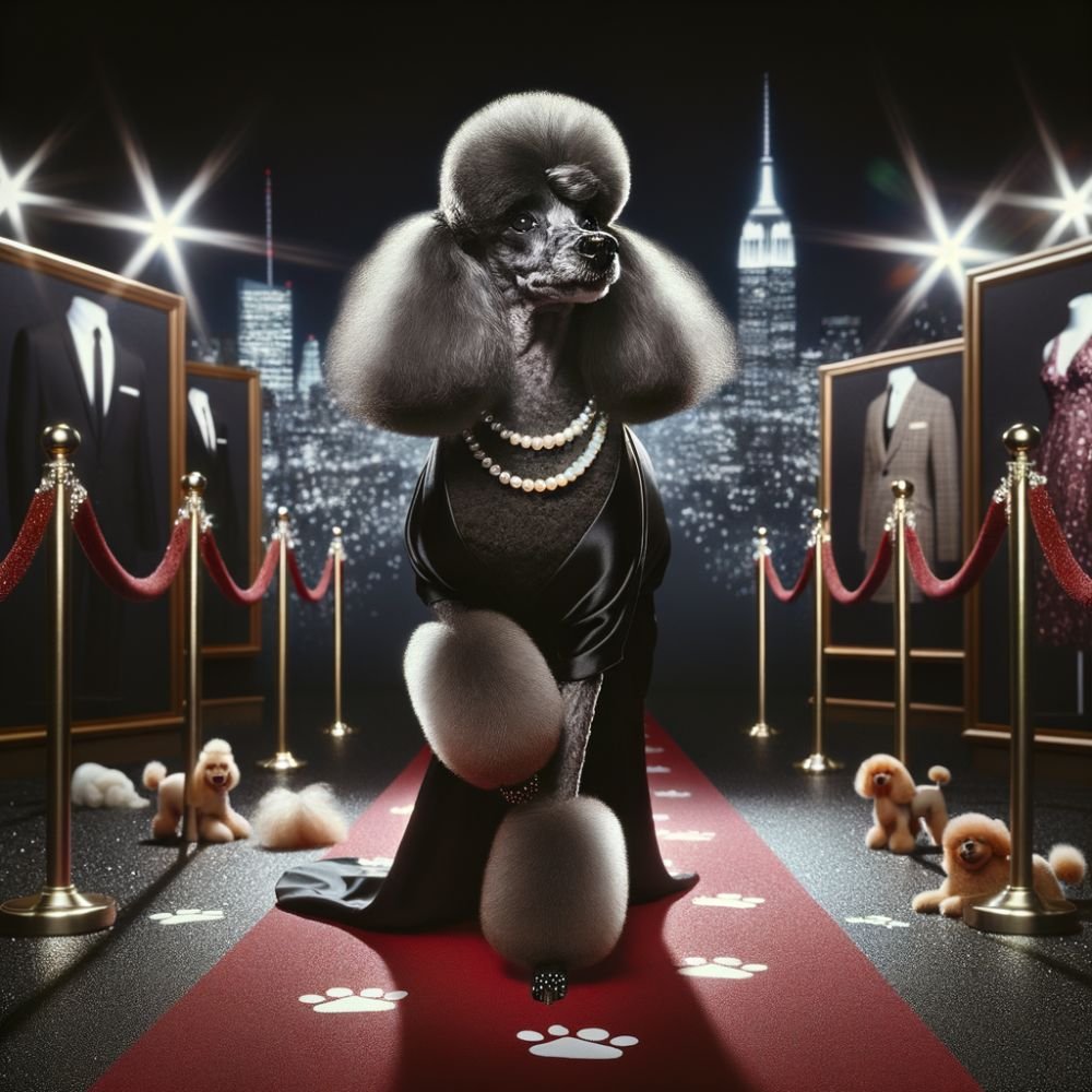 Poodle Pageant: A Tail-Wagging Tribute to Fashion Icons