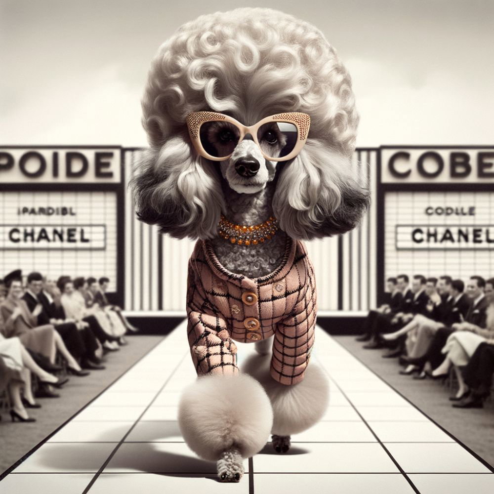 Poodle Prance Through The Decades: Fashion Icons on Four Paws