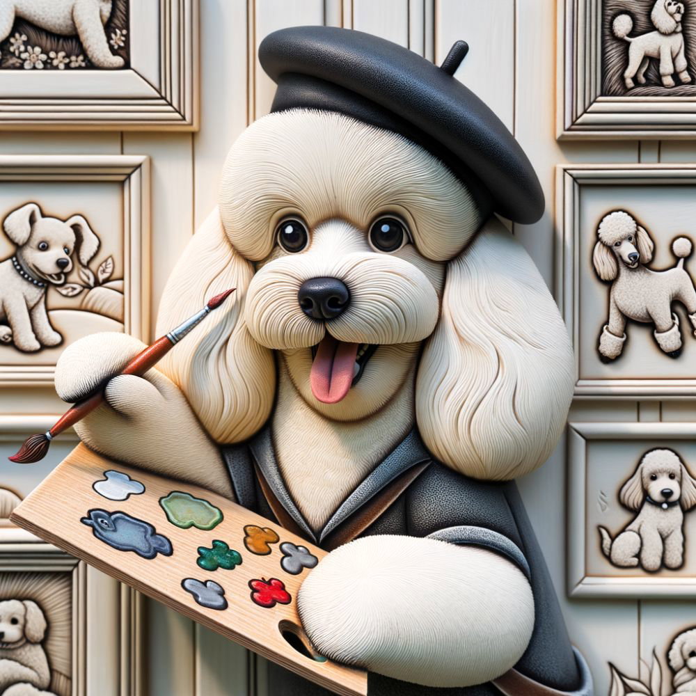Poodle Picassos: The Artistic Caninedogs Take Over the Gallery